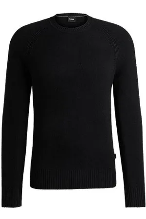 HUGO BOSS Crew-neck sweater in pure cashmere