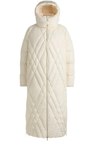 HUGO BOSS Quilted down coat with adjustable hood