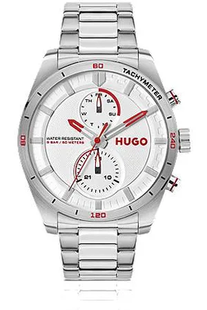 HUGO BOSS Stainless-steel watch with racing-inspired details