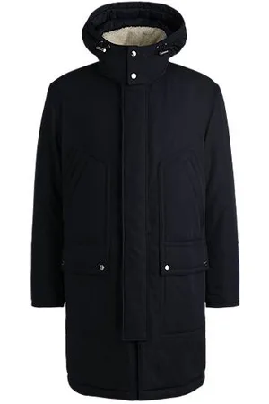 HUGO BOSS Water-repellent jacket with detachable hood