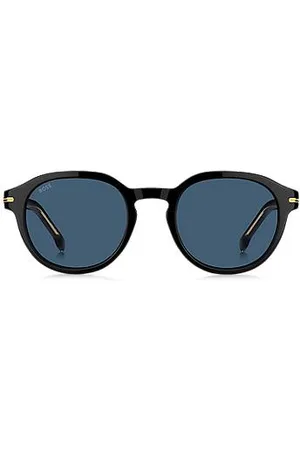 HUGO BOSS Acetate sunglasses with gold-tone hinges - Ramadan Edit