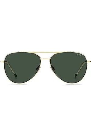 HUGO BOSS Double-bridge sunglasses in -tone metal