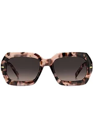 HUGO BOSS Pink-Havana sunglasses with gold-tone hinges - Ramadan Edit