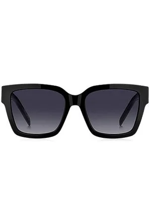 HUGO BOSS Acetate sunglasses with gold-tone Double B monograms - Ramadan Edit