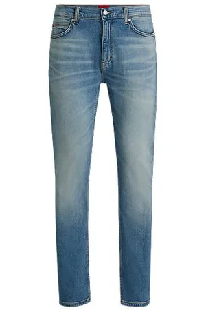 HUGO BOSS Slim-fit jeans in mid- stretch denim