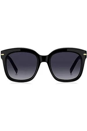 HUGO BOSS Acetate sunglasses with gold-tone hinges - Ramadan Edit