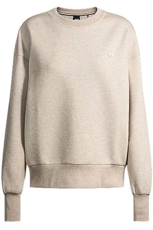 HUGO BOSS Cotton-blend sweatshirt with Double B monogram - Ramadan Edit
