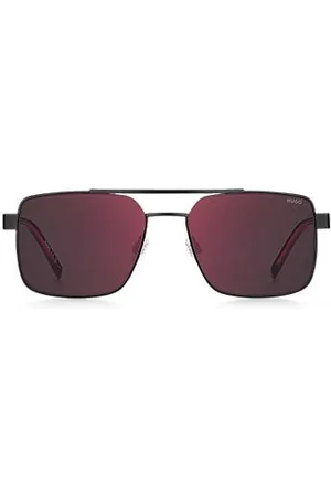 HUGO BOSS Double-bridge sunglasses in and red