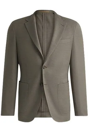 HUGO BOSS Slim-fit blazer in a performance-stretch wool blend