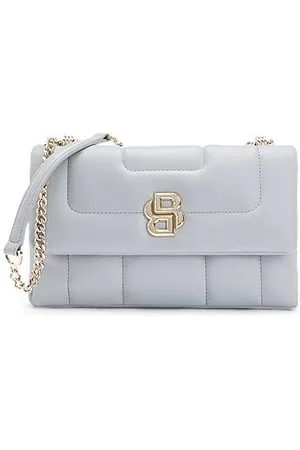 HUGO BOSS Quilted shoulder bag with Double B monogram hardware