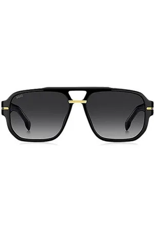 HUGO BOSS Acetate sunglasses with gold-tone details - Ramadan Edit
