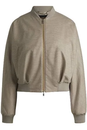 HUGO BOSS Oversized-fit jacket in virgin wool - Ramadan Edit