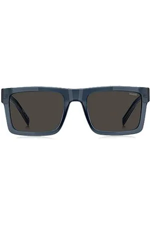 HUGO BOSS Transparent- sunglasses with grey lenses