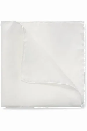 HUGO BOSS Pocket square in fine silk twill