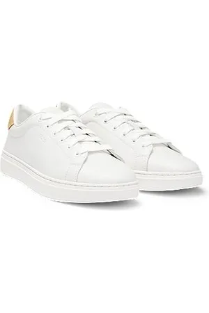 HUGO BOSS Leather trainers with suede backtab - Ramadan Edit