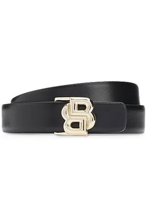 HUGO BOSS Reversible Italian-leather belt with Double B monogram buckle - Ramadan Edit