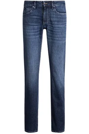 HUGO BOSS Delaware slim-fit jeans in blue comfort-stretch denim