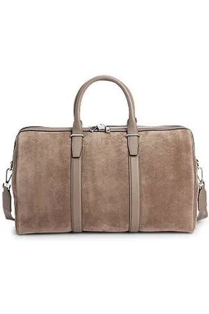 HUGO BOSS Suede holdall with smooth leather trims - Ramadan Edit