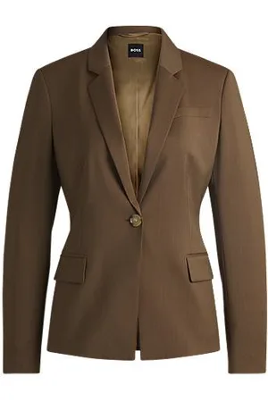 HUGO BOSS Slim-fit blazer in virgin wool - Ramadan Edit