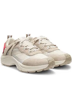 HUGO BOSS Signature trainers with mesh and suede