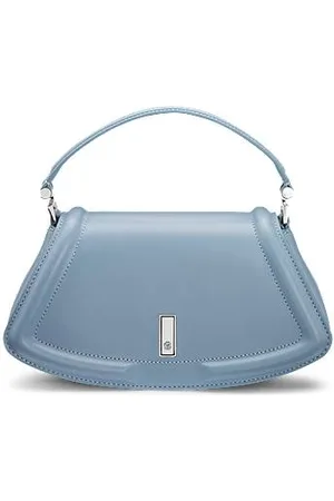 HUGO BOSS Ariell leather shoulder bag with Double B monogram hardware
