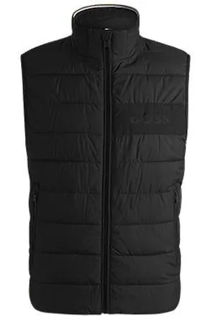HUGO BOSS Water-repellent gilet with tonal logo