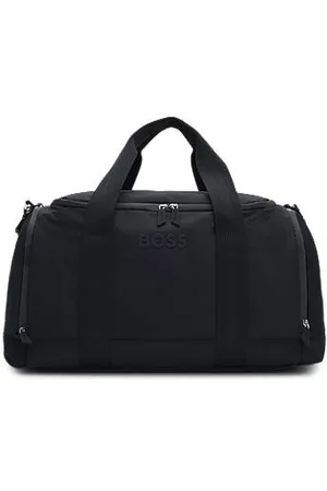 HUGO BOSS Holdall with polished silver-tone hardware