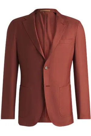 HUGO BOSS Slim-fit suit jacket in cashmere, wool and silk