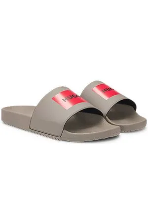 HUGO BOSS Slides with logo strap
