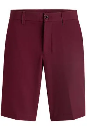 HUGO BOSS Slim-fit shorts in water-repellent stretch fabric