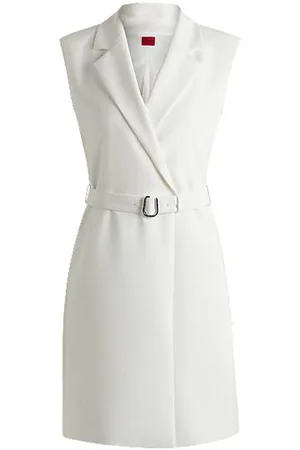 HUGO BOSS Blazer-style dress with buckled belt