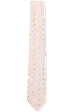 HUGO BOSS Jacquard-pattern tie with silk