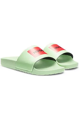 HUGO BOSS Slides with logo strap