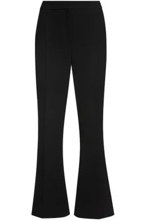 HUGO BOSS Slim-fit trousers with bootcut leg - Ramadan Edit