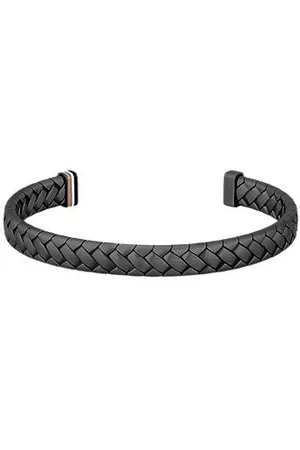 HUGO BOSS Cuff with herringbone pattern