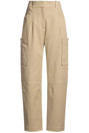 HUGO BOSS Relaxed-fit trousers in stretch-cotton twill