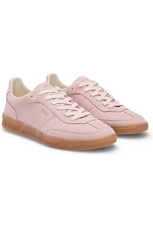 HUGO BOSS Suede lace-up trainers with logo detail - Ramadan Edit