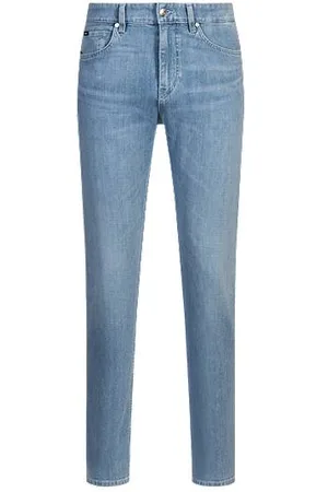 HUGO BOSS Delaware slim-fit jeans in blue Italian denim