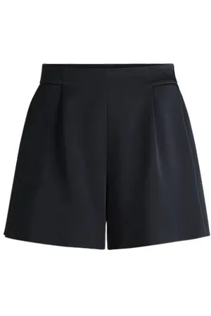 HUGO BOSS Relaxed-fit shorts with front pleats