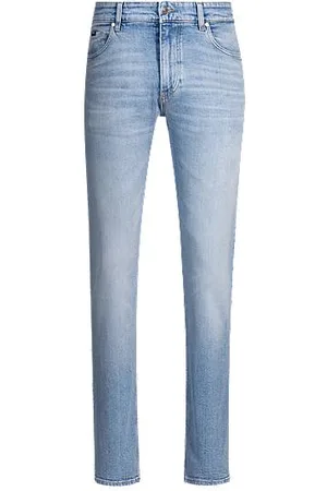 HUGO BOSS Delaware slim-fit jeans in blue comfort-stretch denim