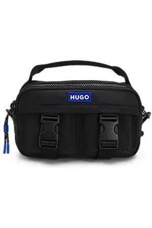 HUGO BOSS Reporter bag with blue logo label