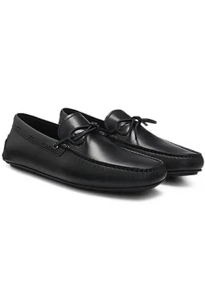 HUGO BOSS Leather moccasins with driver sole