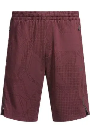 HUGO BOSS Active patterned shorts in four-way stretch fabric - Ramadan Edit