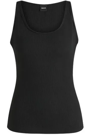 HUGO BOSS Tank top with ribbed structure