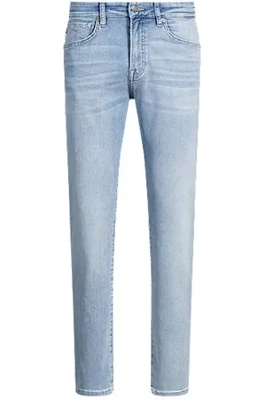 HUGO BOSS Maine regular-fit jeans in blue super-stretch denim - Ramadan Edit