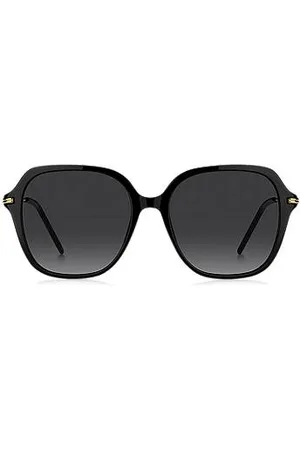HUGO BOSS Acetate sunglasses with metal temples