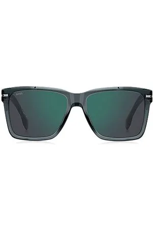 HUGO BOSS Acetate sunglasses with silver-tone trims