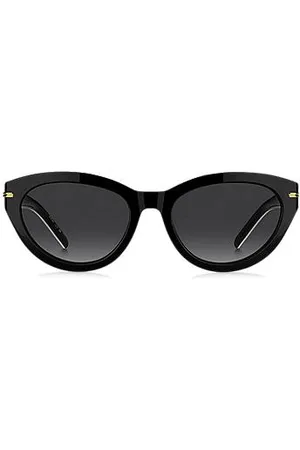 HUGO BOSS Acetate sunglasses with gold-tone trims