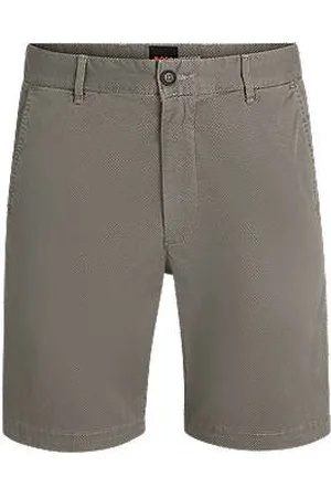 HUGO BOSS Slim-fit chino shorts in stretch-cotton twill