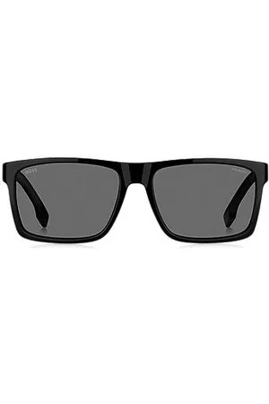 HUGO BOSS Engraved-logo sunglasses in acetate